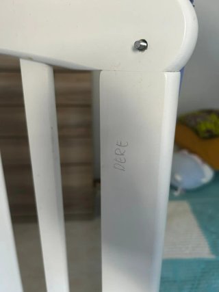 Cuna blanca SIN colchón