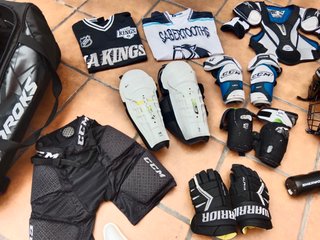 LOTE EQUIPAMIENTO PARA HOCKEY LINEA
