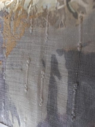 Tenda grigia MEDUANA 140x270cm con anelli