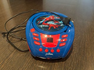 Radio CD Lexibook Spiderman Azul y Rojo