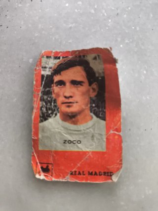 CROMO ZOCO - REAL MADRID - CAMPEONES Y ESTRELLAS C