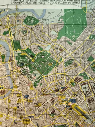 Mapa de Roma Nuova Pianta 1976