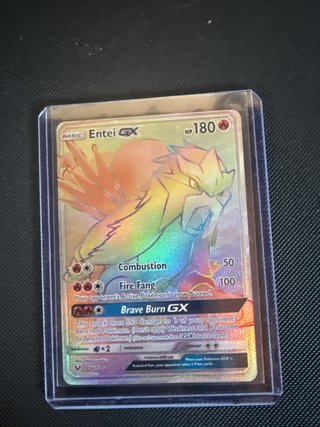 Entei GX 74/73 Shining Legends Pokémon nueva