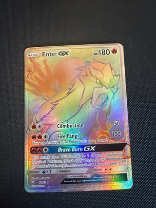 Entei GX 74/73 Shining Legends Pokémon nueva