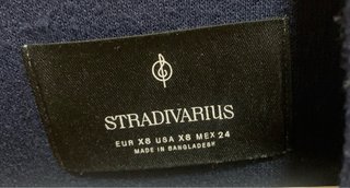 Chaqueta azul Stradivarius