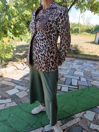 Chaqueta estampado leopardo