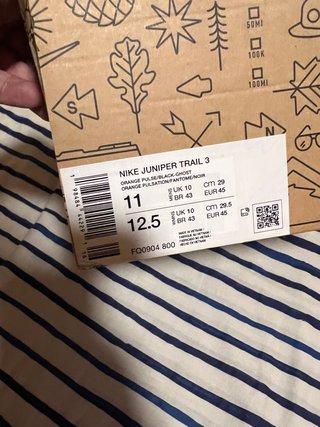 Nike Juniper Trail 3 Talla 45 originales