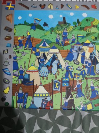 Puzzle Djeco 54 piezas Caballeros