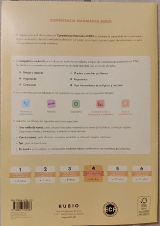Competencia matemática RUBIO 4
