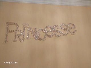 Decoración Princess con brillantes