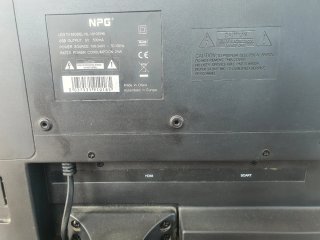 TV NPG 19 Negra.