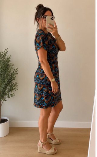 Vestido Trucco Estampado Étnico Floral