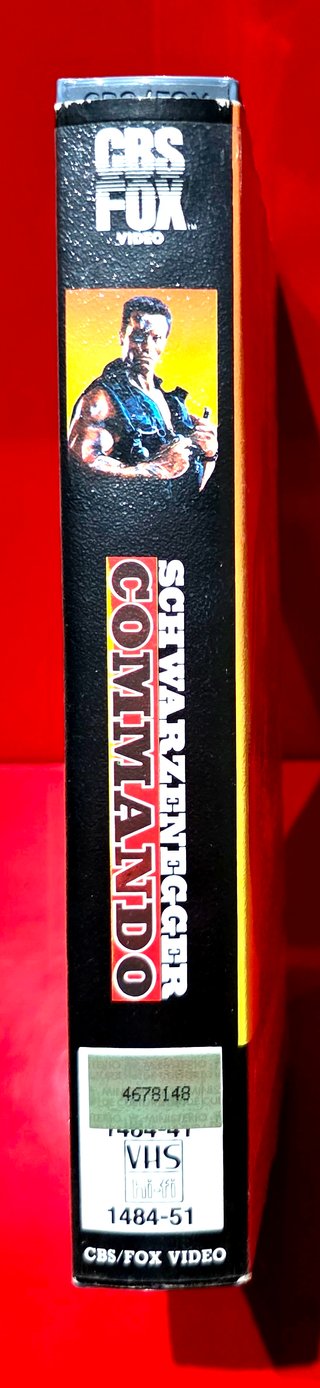 Commando VHS Arnold Schwarzenegger 1985