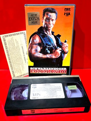 Commando VHS Arnold Schwarzenegger 1985