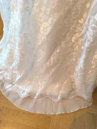 Vestido de Novia Blanco de chantillí