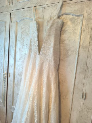 Vestido de Novia Blanco de chantillí