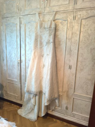 Vestido de Novia Blanco de chantillí