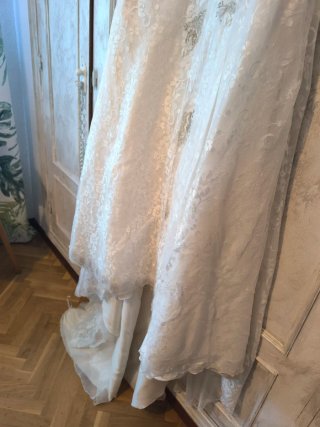 Vestido de Novia Blanco de chantillí