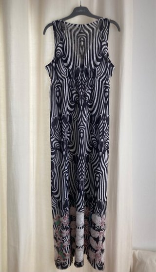 Vestido vintage largo sin magas Custo Barcelona