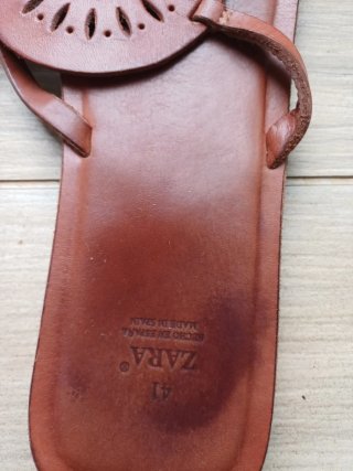 Sandalias Zara Piel Talla 42