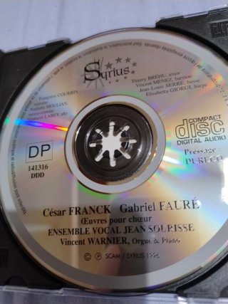 CD Franck & Fauré - Œuvres pour Chœur