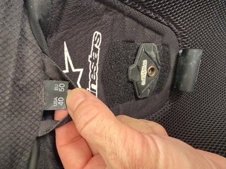 Chaqueta de cuero Alpinestars talla 50
