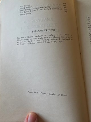 Mao Tse-Tung on new democracy + analysis