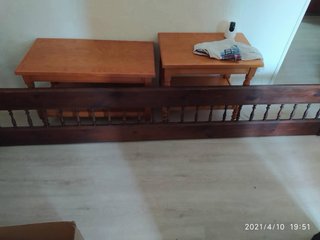 Set muebles en madera maciza + electrodomésticos