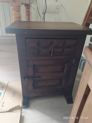Set muebles en madera maciza + electrodomésticos