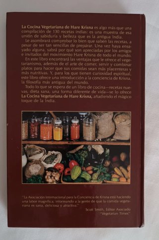 Libro La Cocina Vegetariana de Hare Krisna