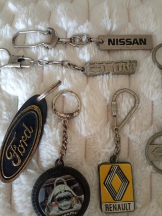 6 Llaveros Vintage Coches