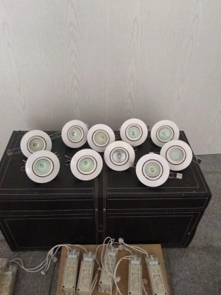 Focos halógenos blancos (10 unidades)