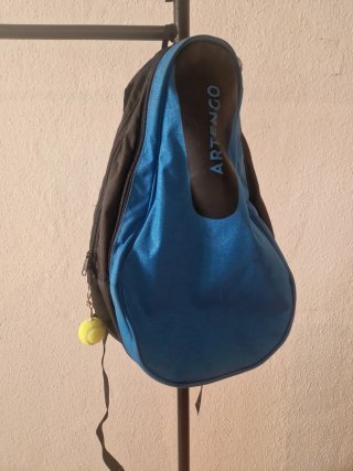 Mochila de tenis Artengo azul chicos/niños