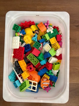 Lotto di 200 pezzi Lego Duplo (5kg)