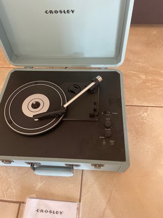 Giradischi Portatile Crosley Blu/Nero