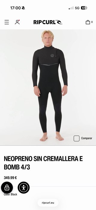 Rip Curl Ebomb 4/3 Talla L