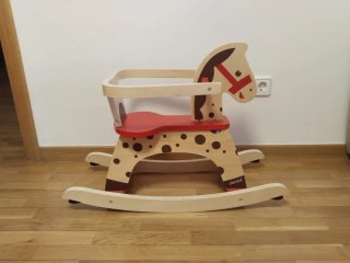 Caballito de madera Janod para bebé