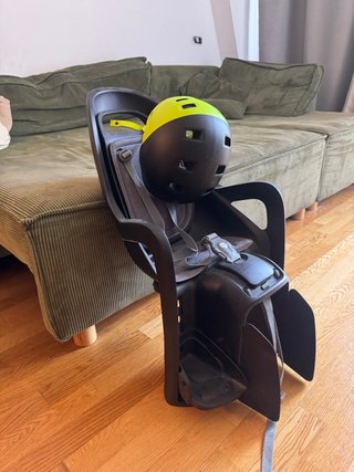 Silla bici niño + casco