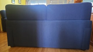 Divano a 2 posti blu