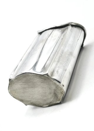 Bonito portalapices metalico de escritorio antiguo