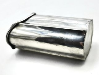 Bonito portalapices metalico de escritorio antiguo
