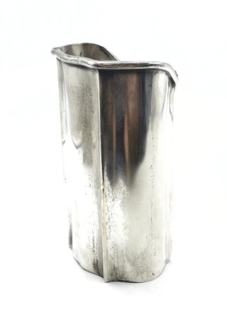 Bonito portalapices metalico de escritorio antiguo