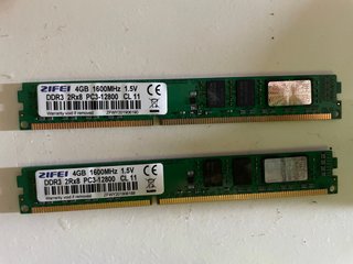 2x ZIFEI 4GB DDR3 1600MHz PC3-12800 CL11