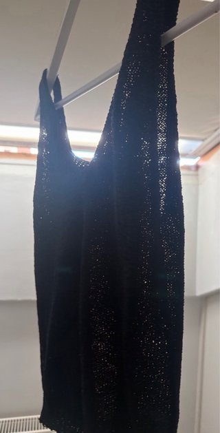 Jersey negro tejido