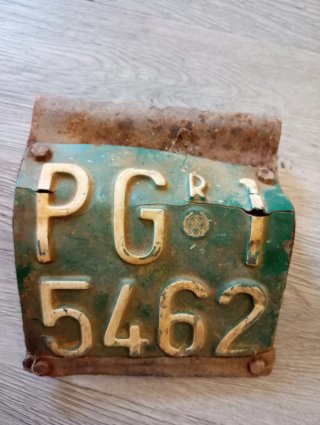 Targa d'epoca Perugia PG 5462