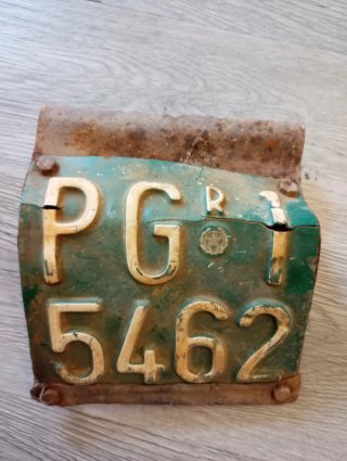 Targa d'epoca Perugia PG 5462