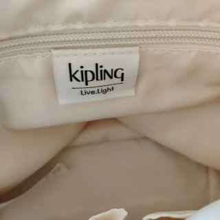 Bolso bandolera Kipling amarillo, nuevo
