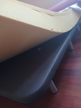 Cama colchon 150cm con canapé abatible