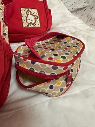 Set 3 piezas bebé bolso y neceser