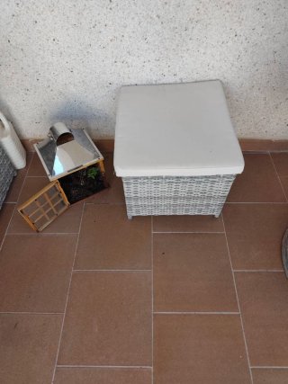 Mesa y sillas de jardín ratán